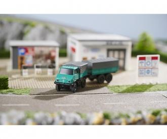 1:87 Mercedes-Benz Unimog Forst mit Hänger 2.4G 100%RTR