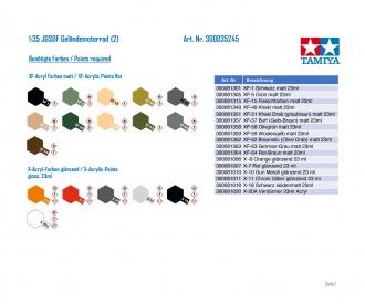1:35 JGSDF Motocross-Motorcycle, model kit