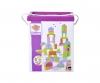 Coloured Wooden Blocks - 75 Pieces