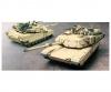 1:35 US MBT M1A2 Abrams, model kit, 3 figures