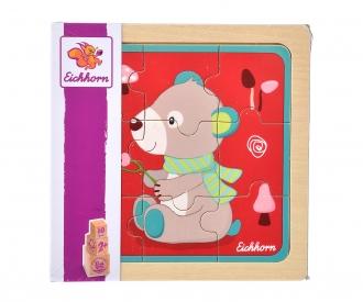Eichhorn Friends Einlegepuzzle, 6-sort.