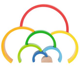 Rainbow Stacking Arches