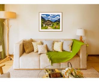 Mountain Farm 40 x 50 cm - Painting by Numbers
