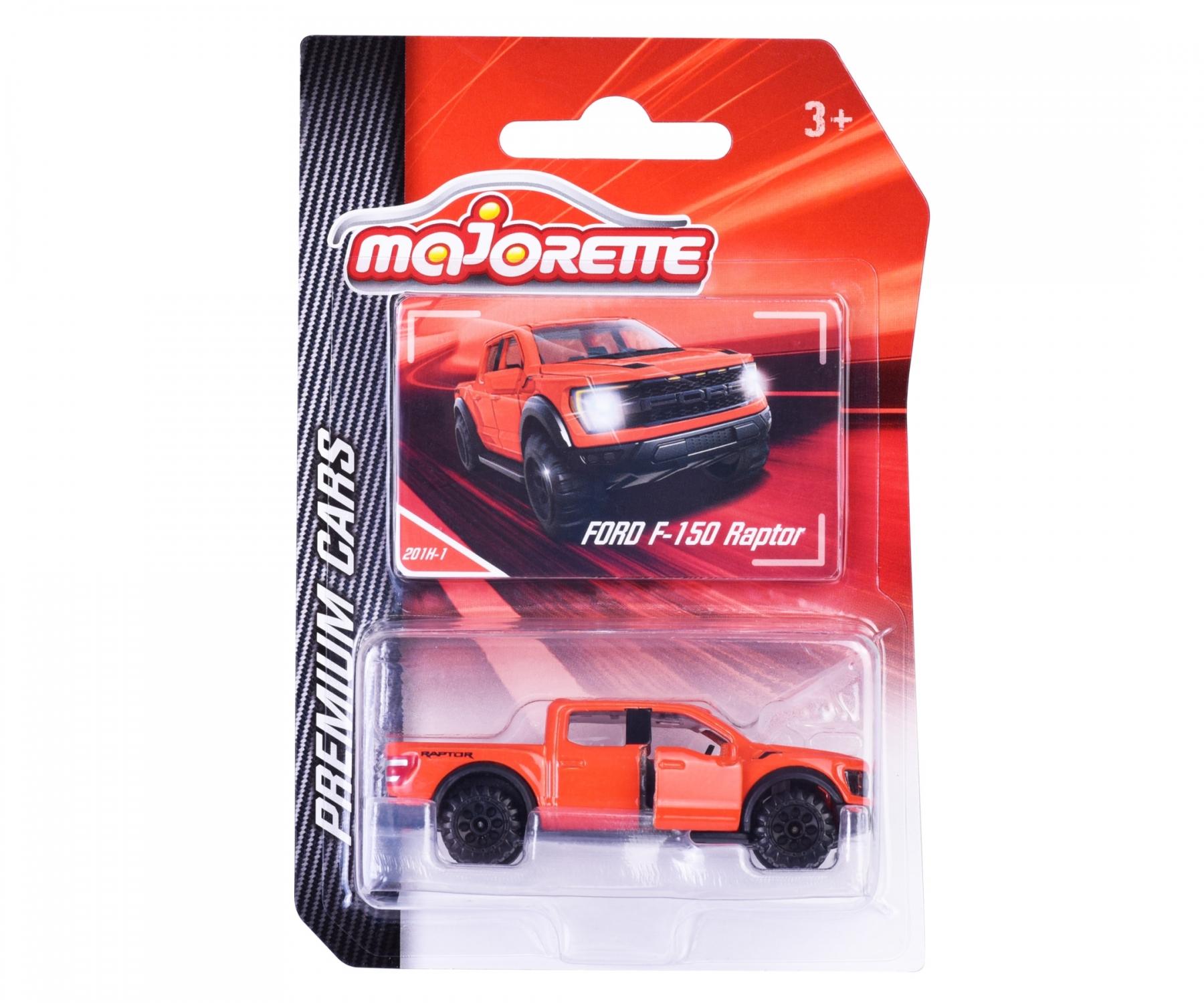 Buy Premium Cars Ford F-150 Raptor, orange online | Majorette