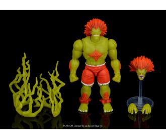 Figurine Blanka de Street Fighter II, 7,5 pouces, GID