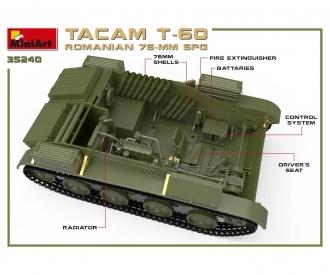 1:35 Rom. 76-mm SPG Tacam T-60 Interieur