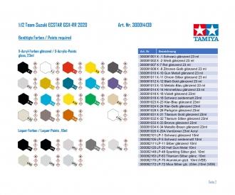 1:12 Team Suzuki ECSTAR GSX-RR 2020, assembly kit