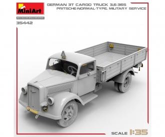 1:35 Deutscher 3 Tonnen Cargo Truck Pritschenwagen