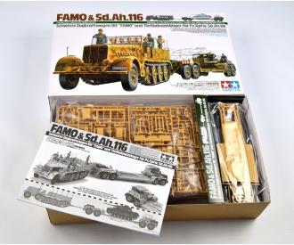 1:35 Ger. SdKfz.9 Famo, model kit with lowloader