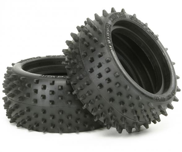 TT-02B/DT/DF Square Spike Tire Rear Pair