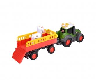ABC Fendti tracteur avec remorque pour animaux et sons