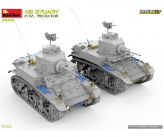 1:35 M3 Stuart erste Produktion mit Interieur
