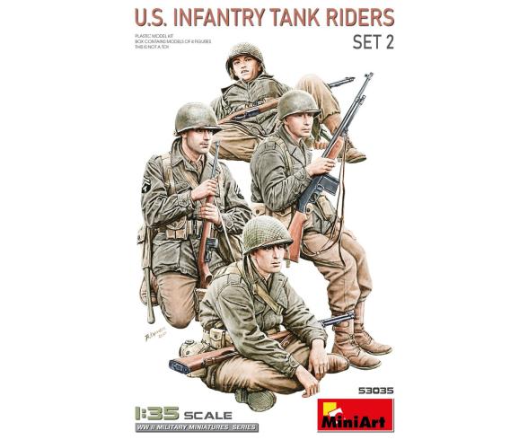 1:35 Fig.-Set US Infantry (4) Set 2