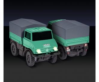 1:87 Mercedes-Benz Unimog Forst mit Hänger 2.4G 100%RTR
