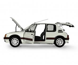 1:8 IXO Peugeot 205 GTI Weiß