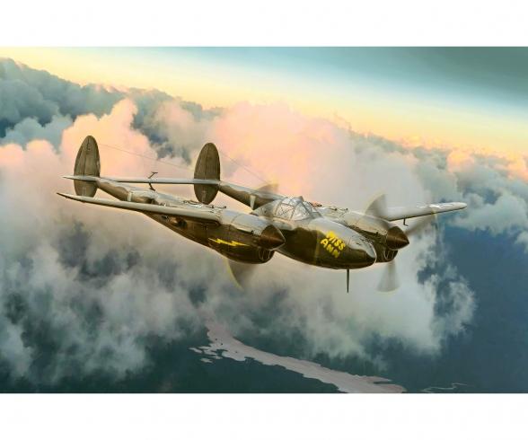 Italeri US P-38J Lightning Model Kit 1:72