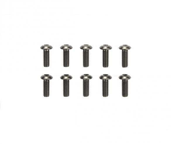 3x8mm Steel Hex Head Screws (10)