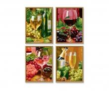 In Vino Veritas Quattro - Painting by Numbers