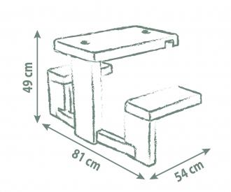 Smoby Life Pique Nique Table