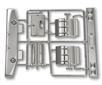 D-Parts Bumper Chrome, model parts for 56301/56304