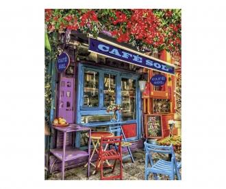 Colourful Café 40 x 50 cm - Painting by Numbers