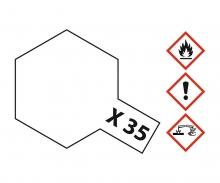 X-35 Semi Gloss Clear, acrylic paint, 10 ml