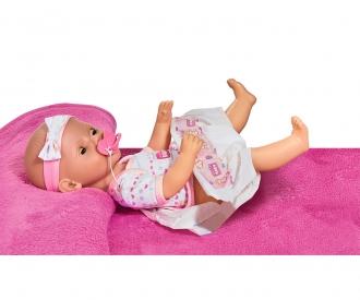 New Born Baby Poupée 43 cm avec Accessoires Roses