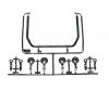 GG Parts Bag 56366, model parts set, chrome finish