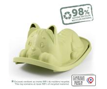 Smoby Life Bascule Chat Vert