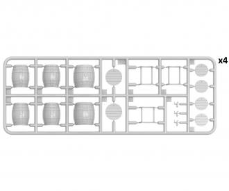 1:35 Ger. Truck L1500S w/Cargo Trailer