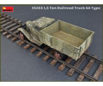 1:35 1,5to Schienen-LKW AA Type mit Schiene