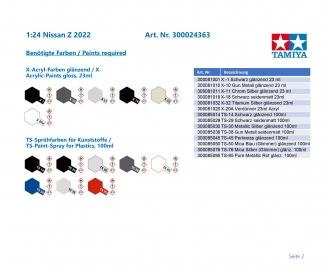1:24 Nissan Z 2022, plastic model assembly kit