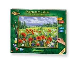 Wildflower meadow - painting by numbers