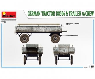 1:35 Dt. Traktor D8506 m. Anhänger (11)