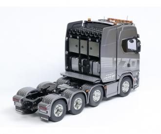 1:14 RC Scania 8x4/4 Gun Metal paint.