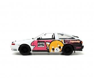 Buy Aggretsuko 1986 Toyota Trueno AE86 1:24 online | Jada Toys