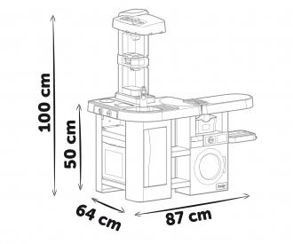 Smoby Tefal Studio Küche mit Waschsalon