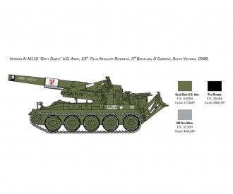 M110 Self Propelled Howitzer Model Kit 1:35
