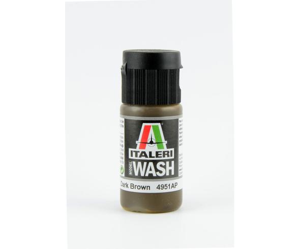 Italeri Dark Brown Acrylic Model Wash 20 ml