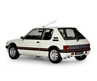 1:8 IXO Peugeot 205 GTI Weiß