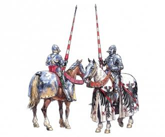French Warriors Model Kit 1:72 Hundred Years War
