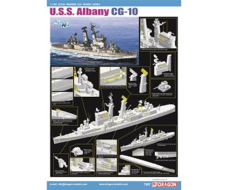 1:700 U.S.S. Albany CG-10 (Smart Kit)