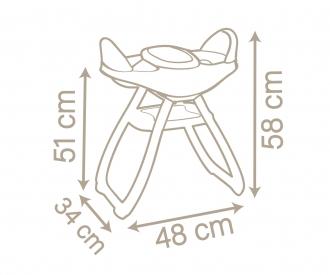 Chaise Haute Jumeaux Baby Nurse