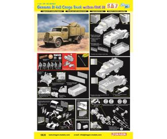 1:35 German3t 4x2CargoTruck w/2cm FlaK38