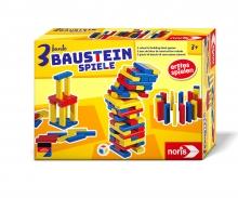 3 jeux de construction colorés