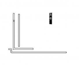 CV-10 Gestänge-Set Gas/Bremse