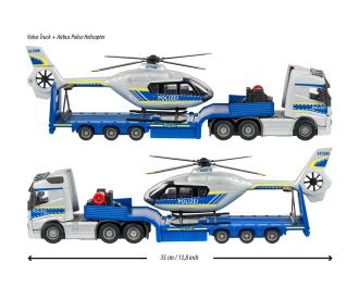 Volvo Truck + Airbus Police Helicopter