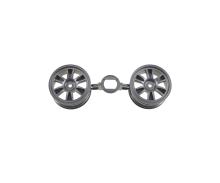 12-Speichen Felge 26mm (2) Dkl.Gunmetal