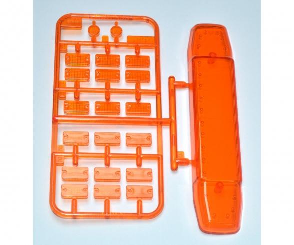 GG-Parts Bag, model parts set, translucent orange