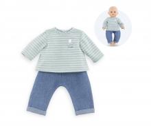 Corolle 12" Striped TS + Pants- Loire